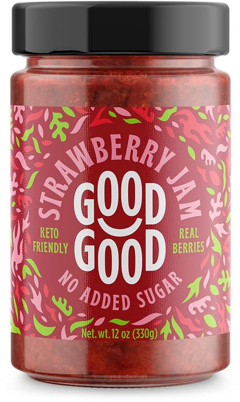 Good Good Strawberry Jam - Keto ystävällinen mansikkahillo 330 g - integratoridirecthub.com