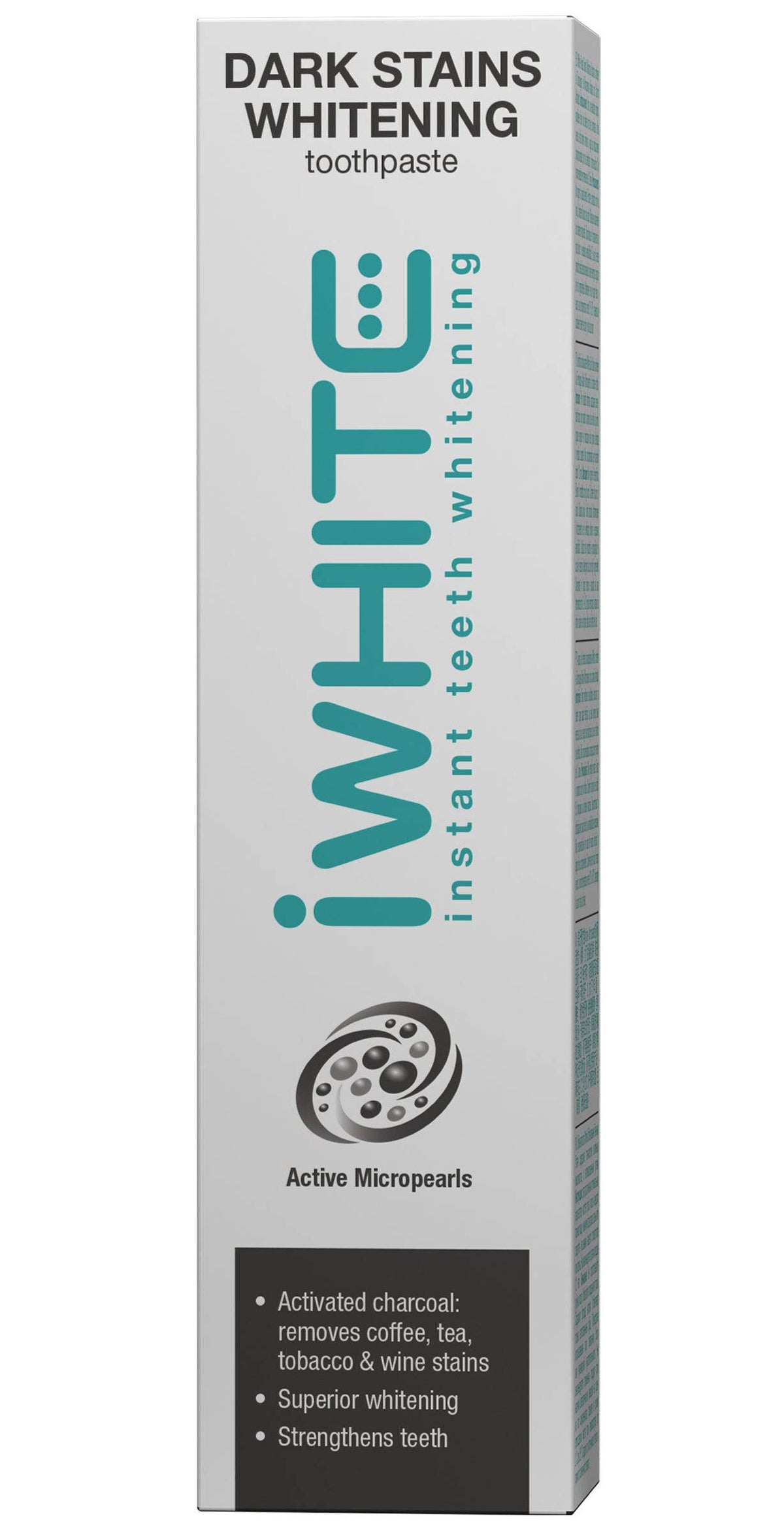 IWhite Dark Stains Whitening - Valkaiseva hammastahna 75 ml - integratoridirecthub.com