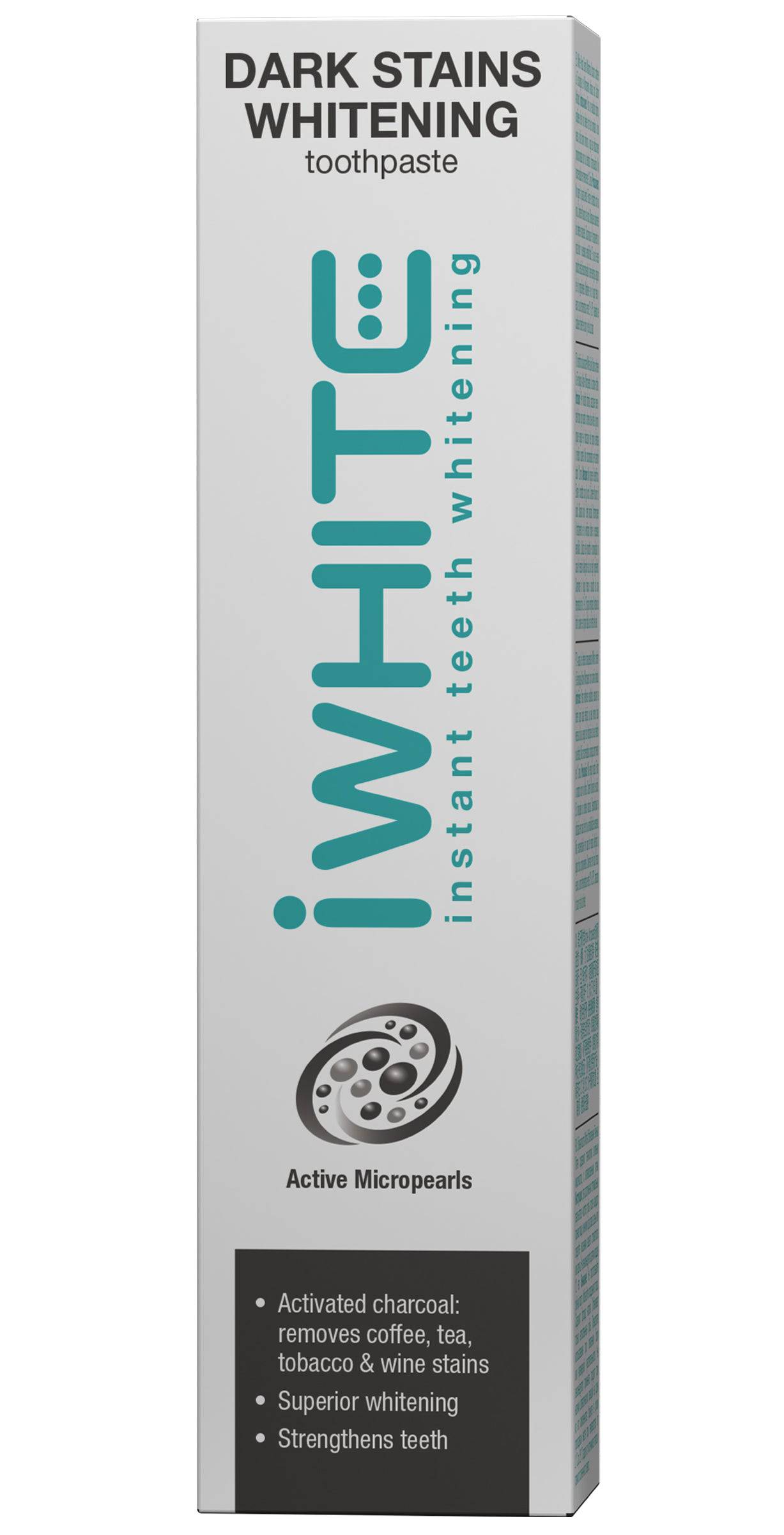 IWhite Dark Stains Whitening - Valkaiseva hammastahna 75 ml - integratoridirecthub.com