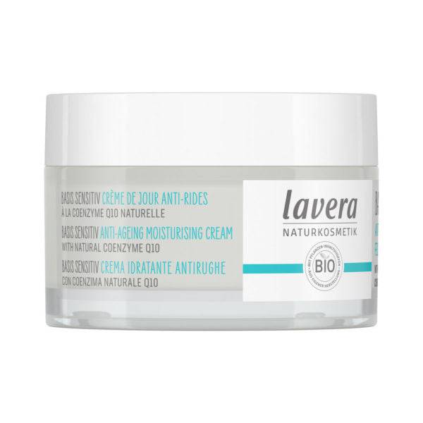 Lavera Basis Sensitiv Anti-Ageing Moisturising Cream Q10 - Kosteusvoide 50 ml - integratoridirecthub.com