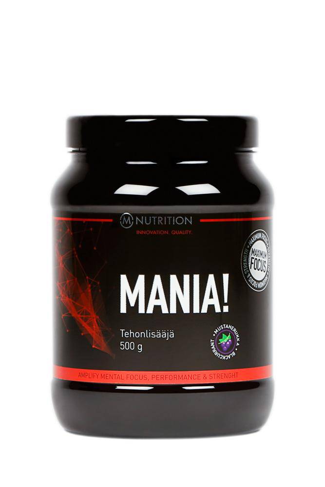 M-Nutrition Mania! Mustaherukka 500 g - integratoridirecthub.com