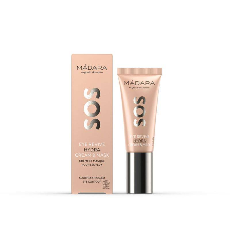 Madara SOS Eye Revive Hydra Cream & Mask - Silmänympärysvoide ja- naamio 20 ml - integratoridirecthub.com