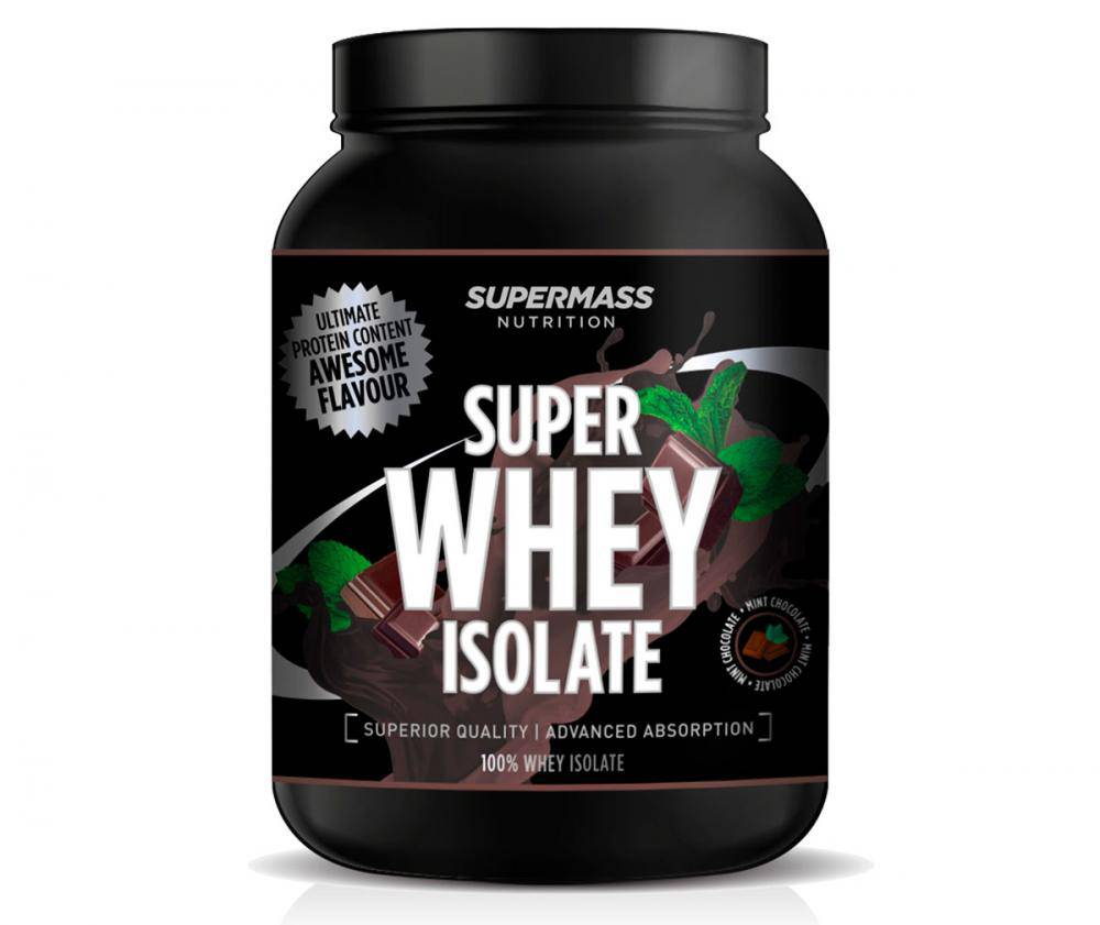 Supermass Nutrition Super Whey Isolate Minttusuklaa 1300 g - integratoridirecthub.com