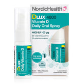Nordic Health Dlux 4000 Daily Oral Spray - D3-vitamiinisuihke 100 µg 15 ml - integratoridirecthub.com