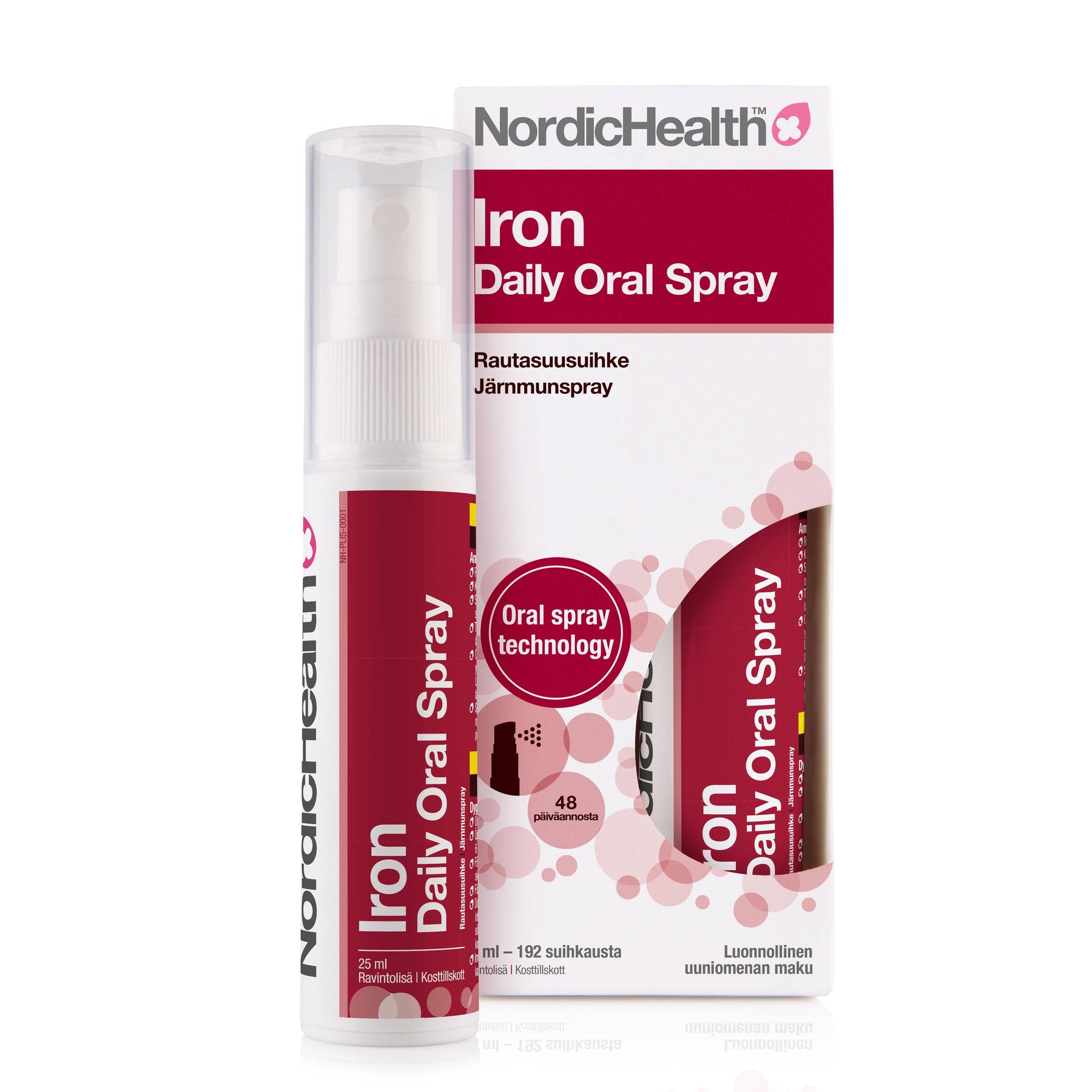 Nordic Health Iron Daily Oral Spray - Rautasuusuihke 25 ml - integratoridirecthub.com