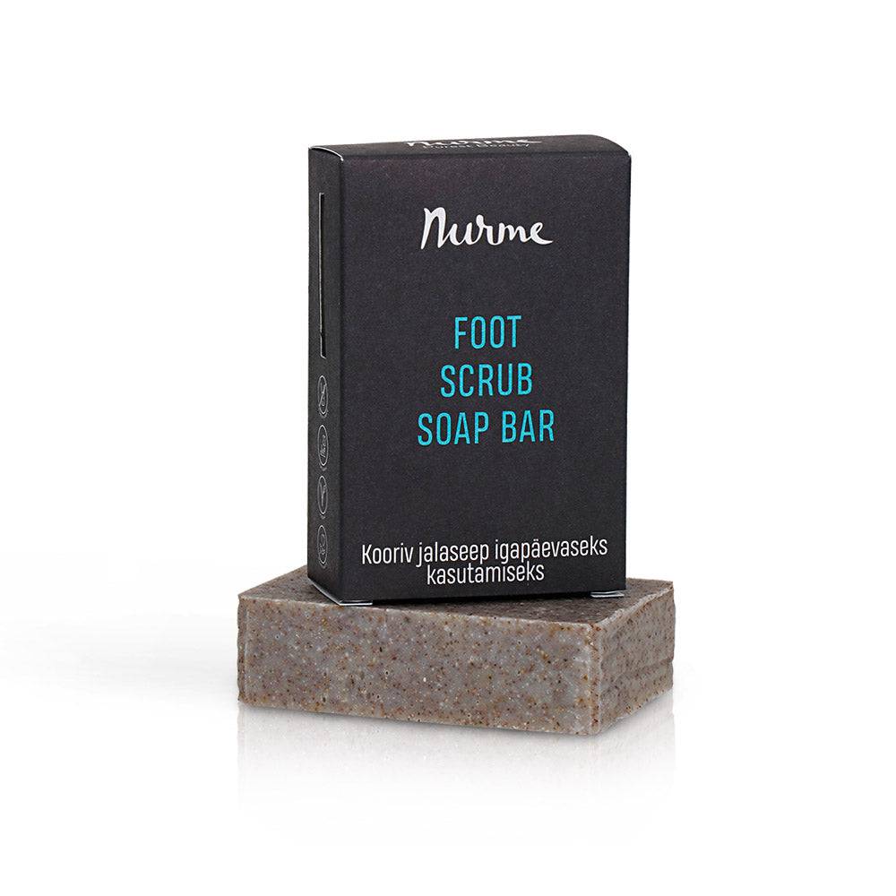 Nurme Foot Scrub Soap Bar - Kuorintasaippua jaloille 110 g - integratoridirecthub.com
