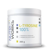 Nutri Works L-Tyrosine 100% - L-tyrosiinijauhe 200 g - integratoridirecthub.com