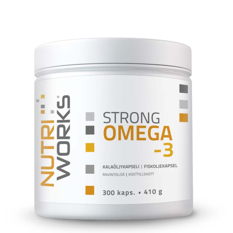 Nutri Works Strong Omega-3 - Kalaöljykapseli 300 kaps. - integratoridirecthub.com