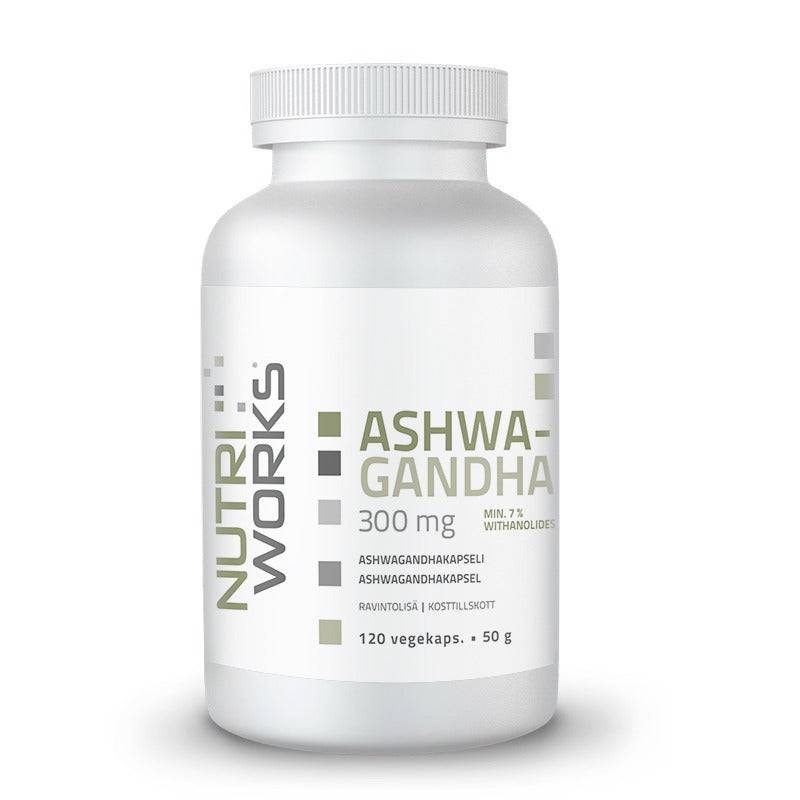 Nutri Works Ashwagandha 300 mg 120 kaps. - integratoridirecthub.com