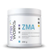 Nutri Works ZMA - magnesium- sinkki - B6-vitamiinijauhe 200 g - integratoridirecthub.com