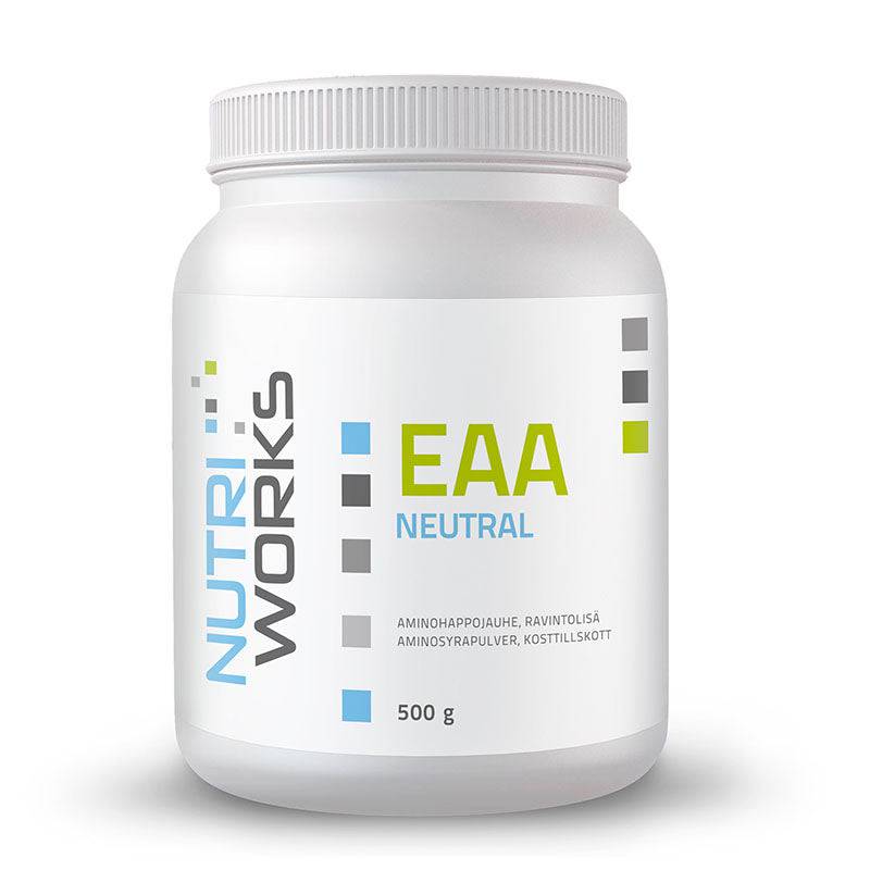 Nutri Works EAA Neutral - Aminohappojauhe 500 g - integratoridirecthub.com