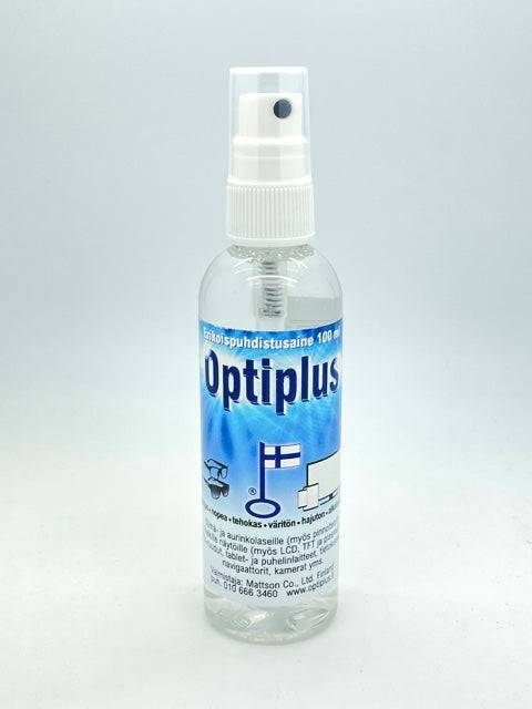 Optiplus Erikoispuhdistusaine Silmälaseille ym. 100 ml - integratoridirecthub.com