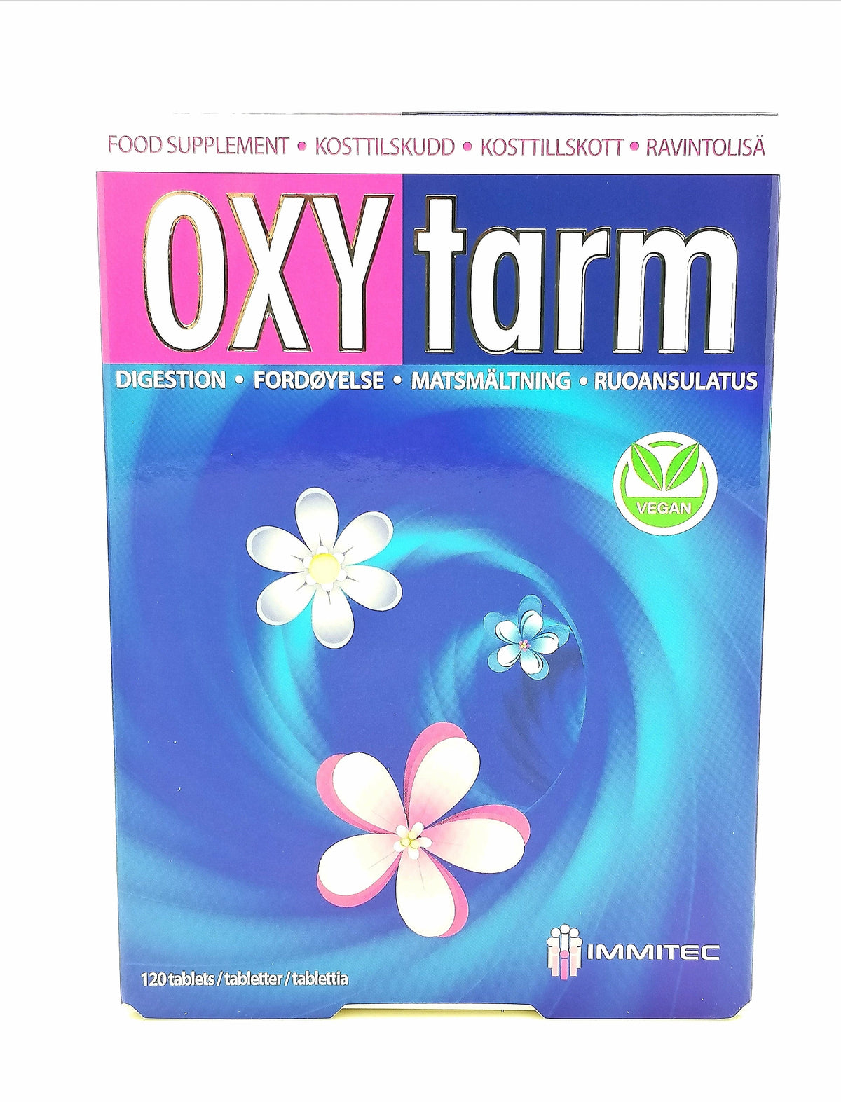 Oxytarm 120 tabl. - Päiväys 12/2024 - integratoridirecthub.com