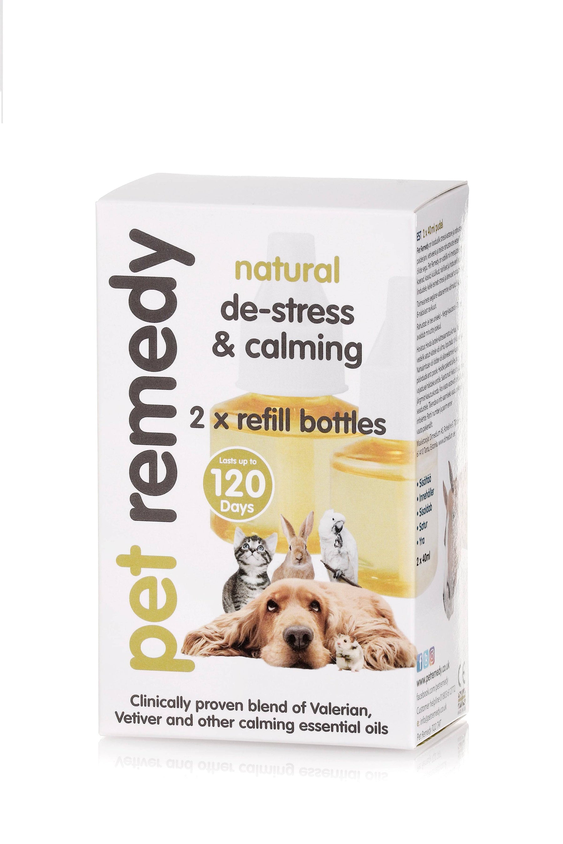 Pet Remedy täyttöpullot haihduttimeen 2 x 40 ml - integratoridirecthub.com
