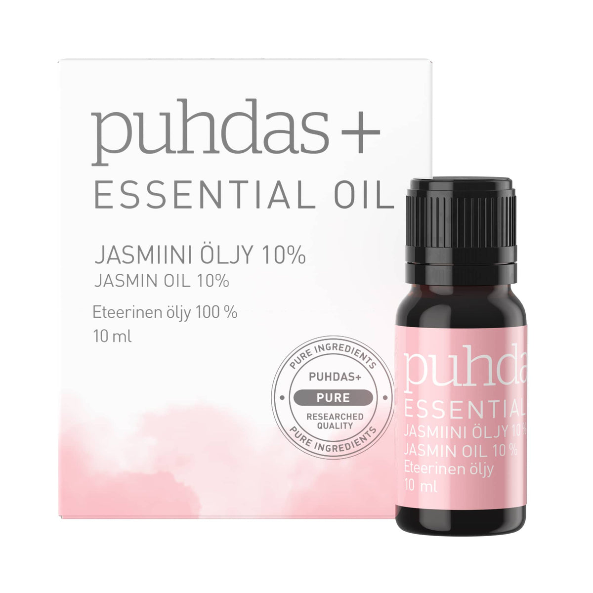 Puhdas+ Essential Oil Jasmiini Öljy 10 % - Eteerinen öljy 10 ml - integratoridirecthub.com