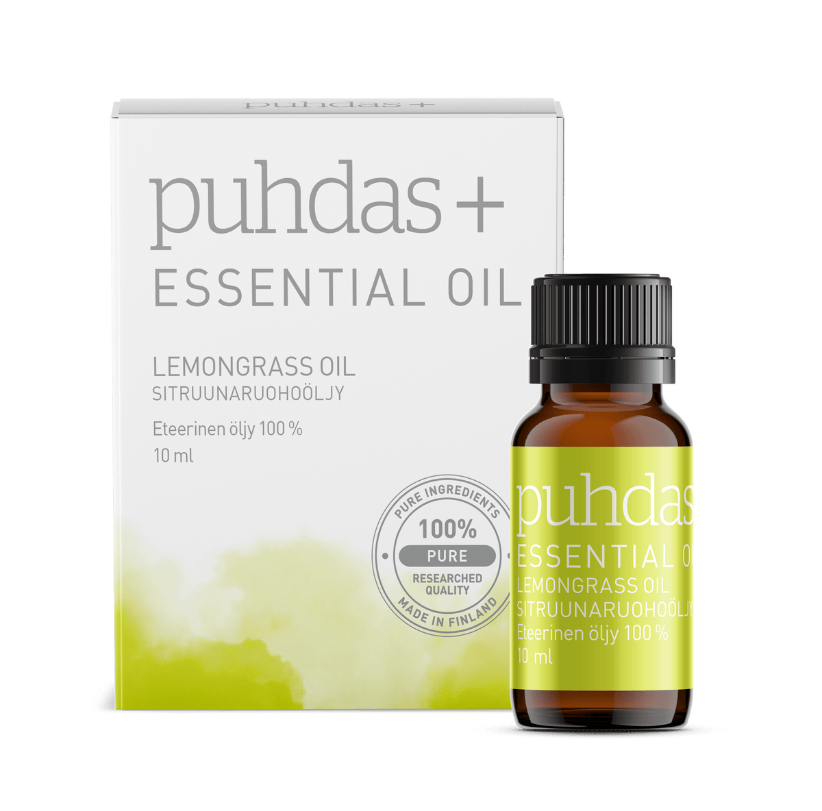 Puhdas+ Essential Oil Lemongrass Oil - Sitruunaruohoöljy 10 ml - integratoridirecthub.com