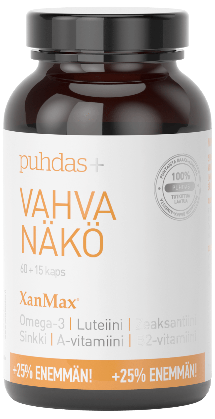 Puhdas+ Vahva Näkö 60+15 kaps. - integratoridirecthub.com