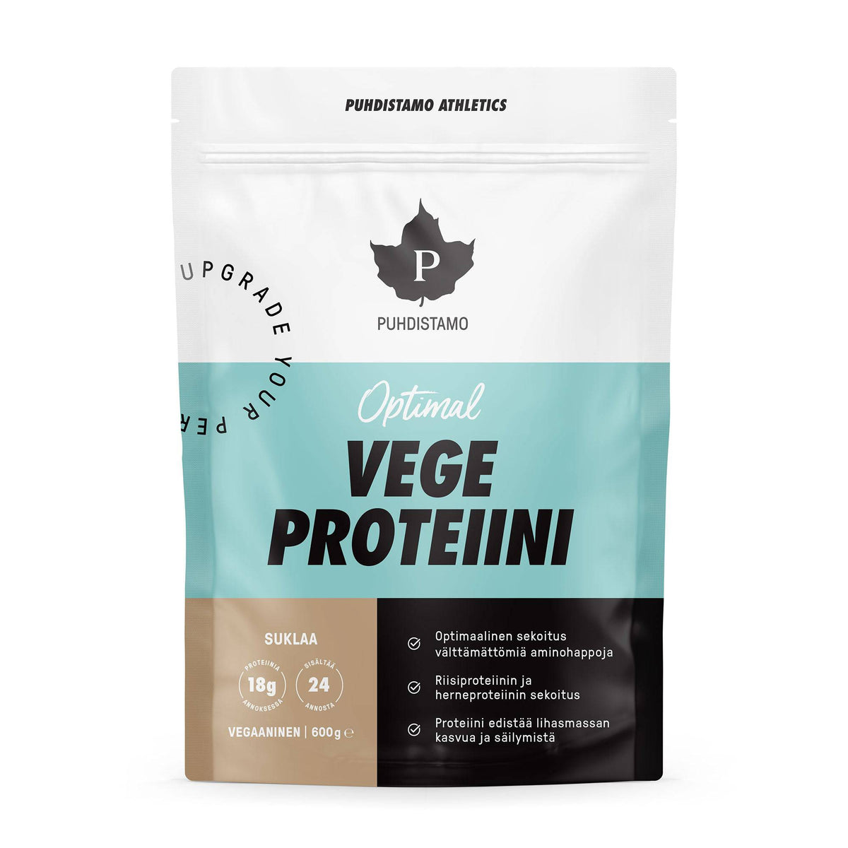 Puhdistamo Athletics Vege Proteiini Suklaa 600 g - integratoridirecthub.com