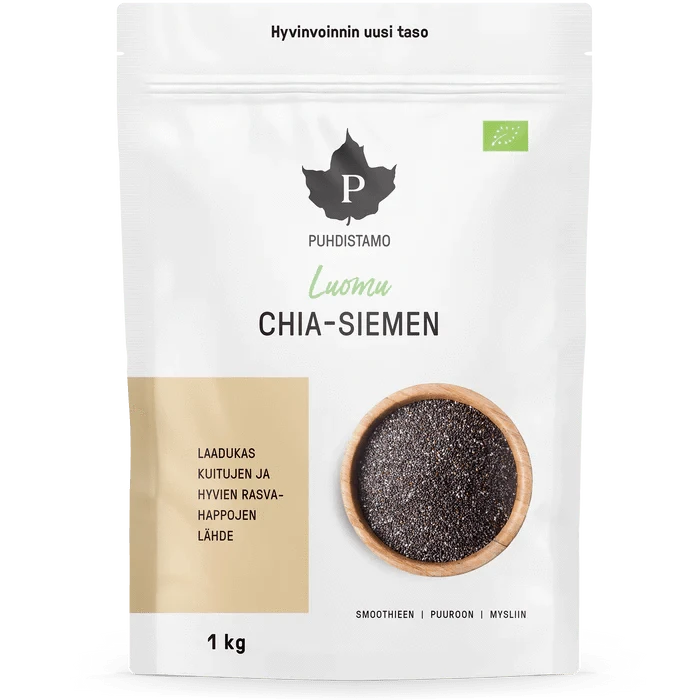 Puhdistamo Chia-Siemen Luomu 1 kg - integratoridirecthub.com