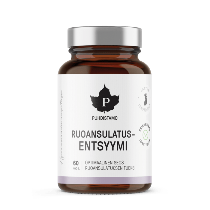 Puhdistamo Ruoansulatusentsyymi 60 kaps. - integratoridirecthub.com