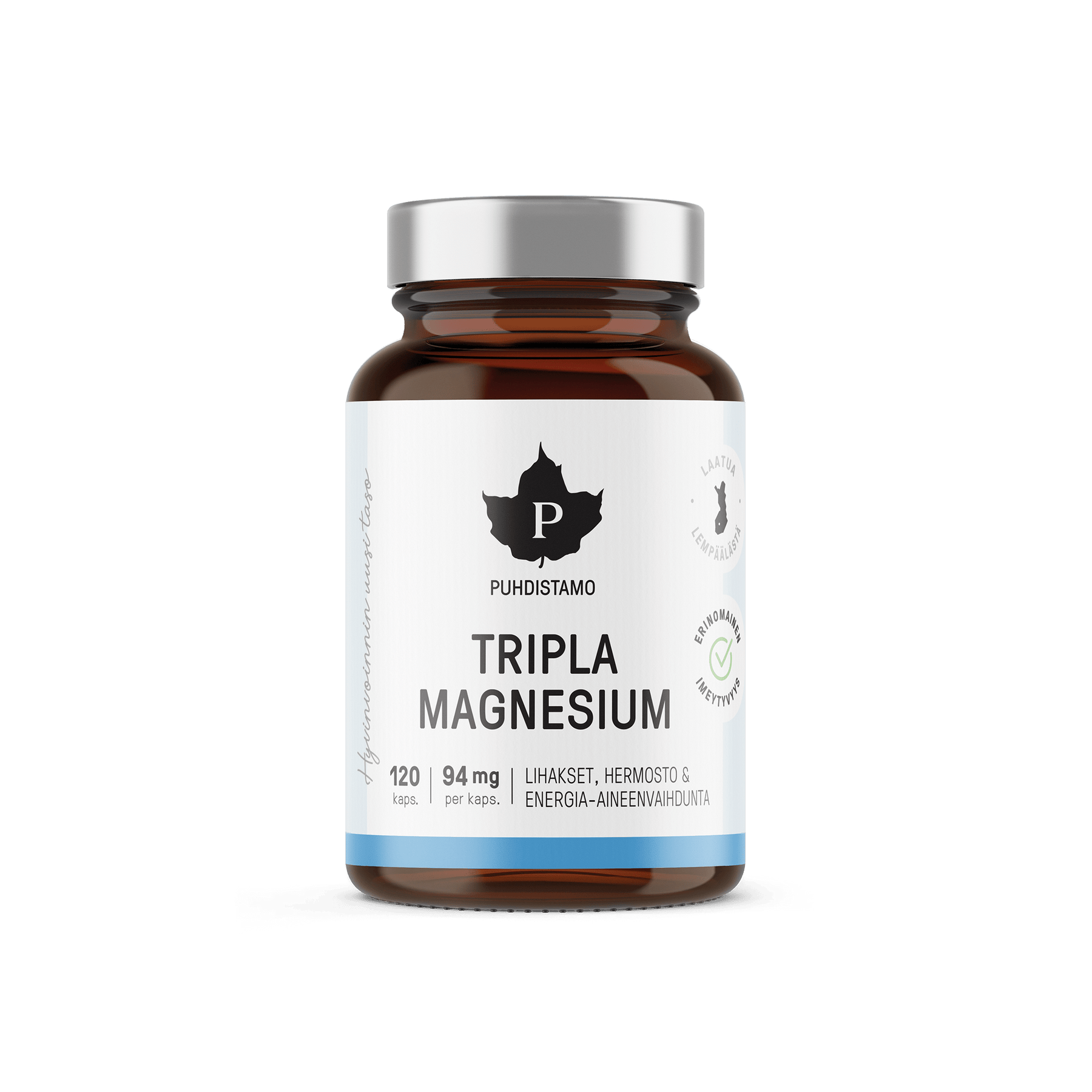 Puhdistamo Tripla Magnesium 120 kaps. - integratoridirecthub.com