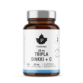Puhdistamo Tripla Sinkki + C 25 mg 60 kaps. - integratoridirecthub.com