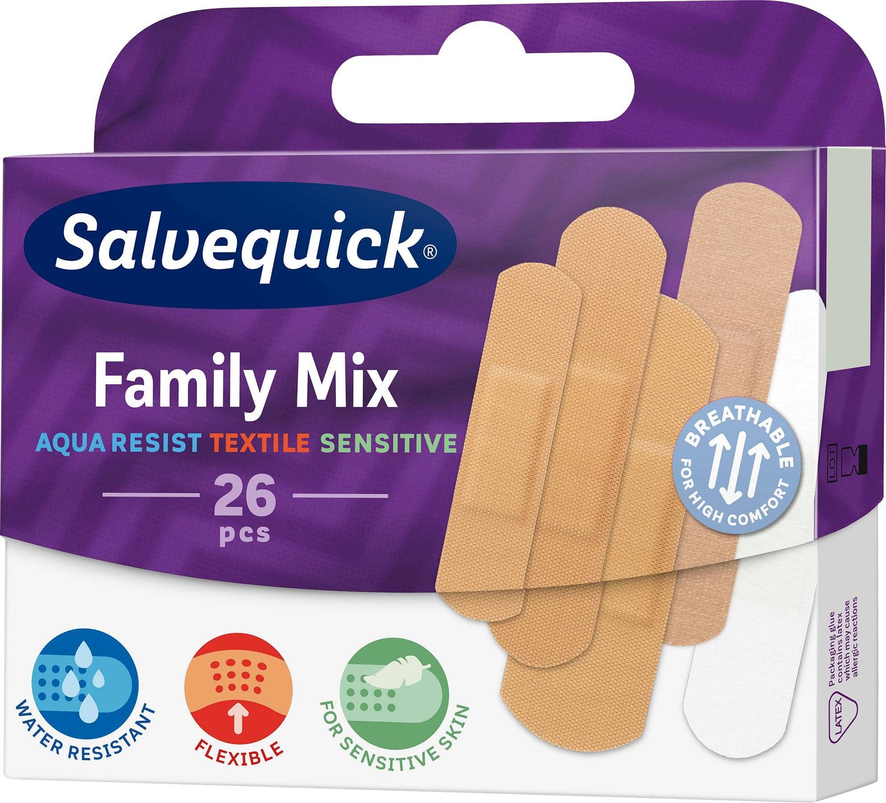 Salvequick Family Mix laastari 26 kpl - integratoridirecthub.com
