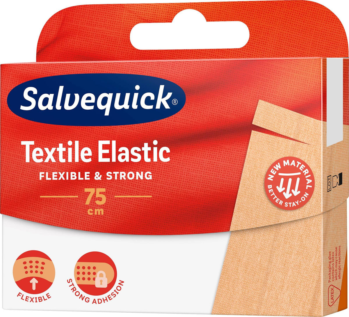 Salvequick Textile Elastic 75 cm laastari - integratoridirecthub.com