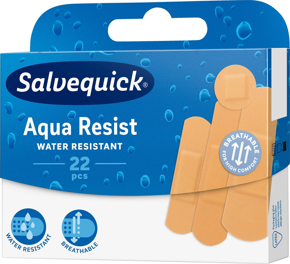 Salvequick Aqua Resist 22 kpl laastareita - integratoridirecthub.com