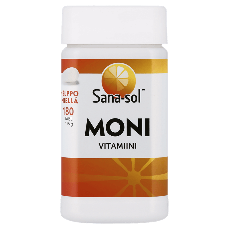 Sana-sol Monivitamiini 180 tabl. - integratoridirecthub.com