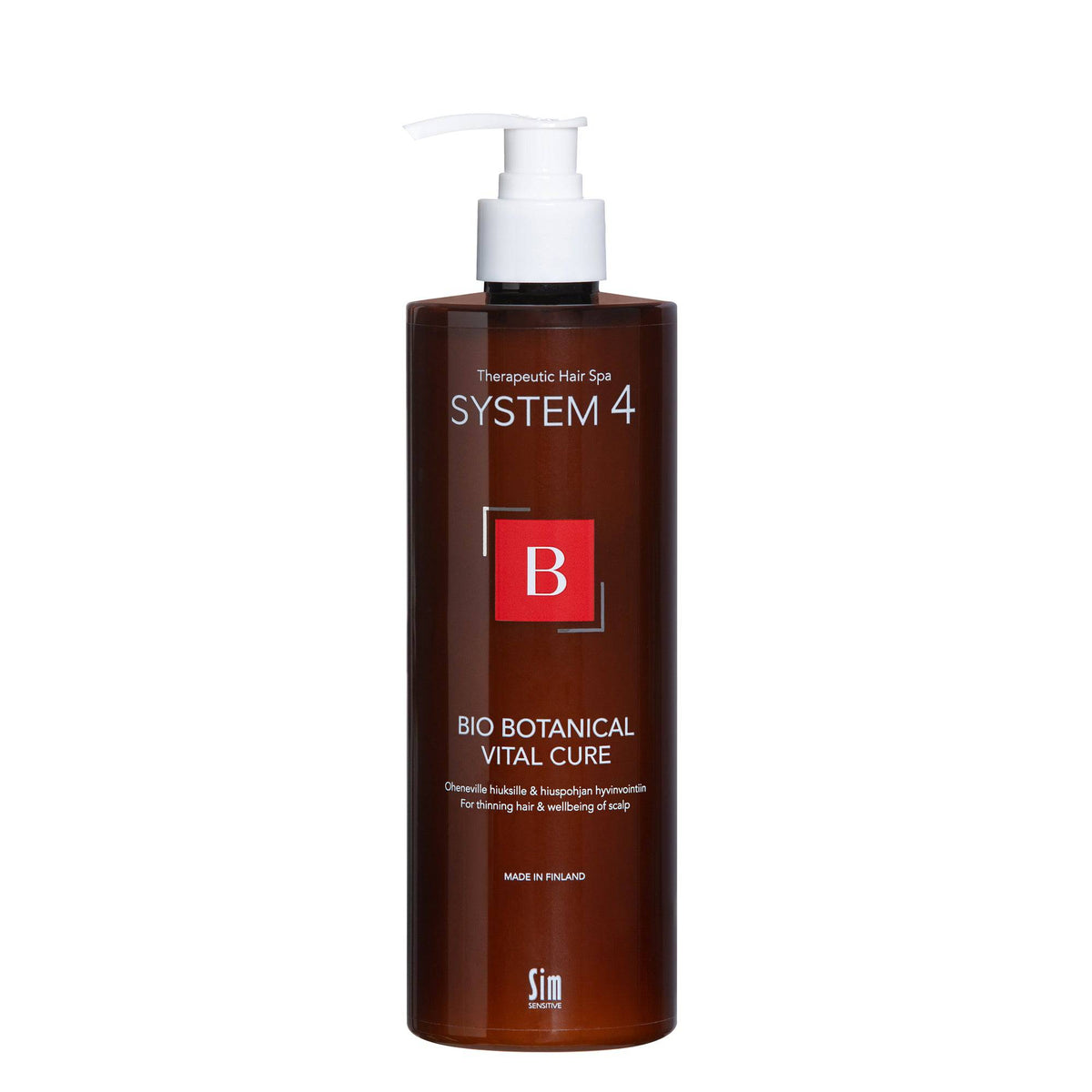 System 4 B Bio Botanical Vital Cure - Hoitoaine 500 ml - integratoridirecthub.com