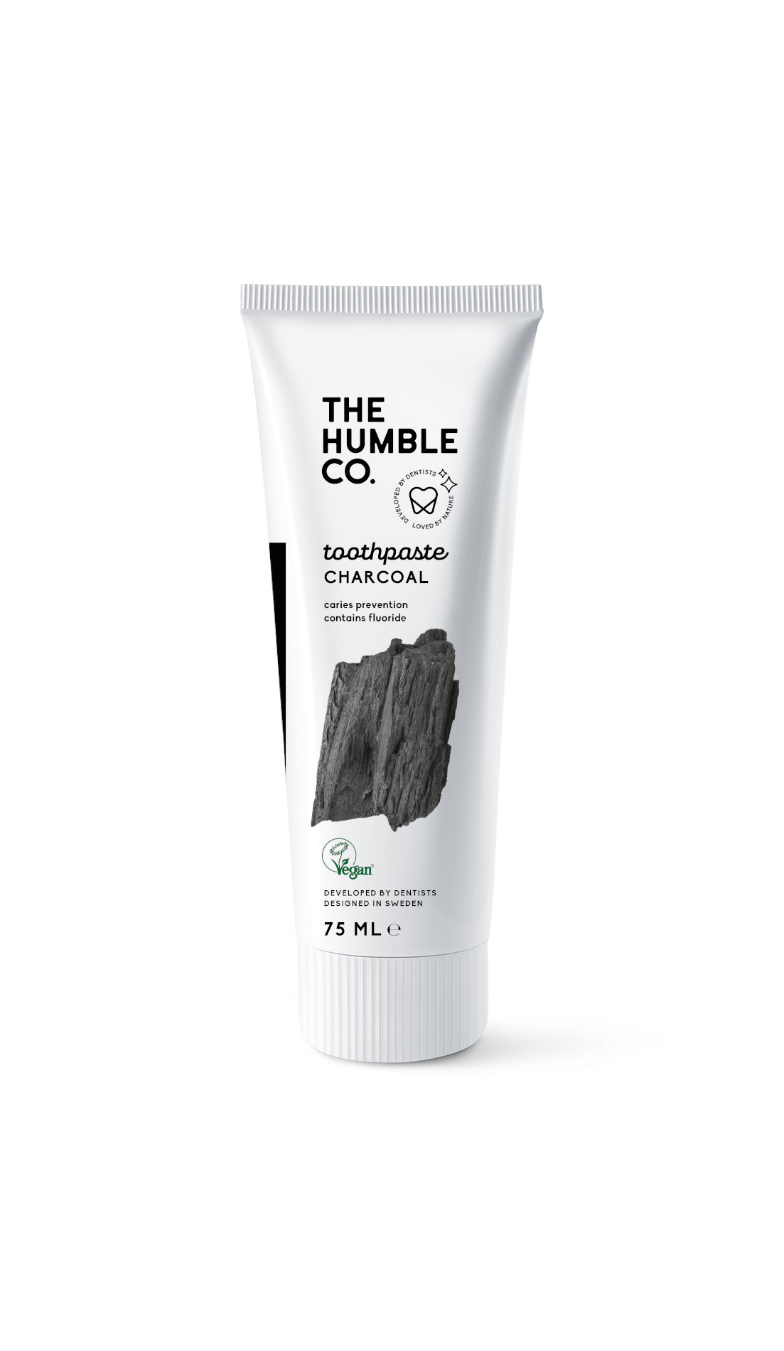 The Humble Co Charcoal Natural Toothpaste - Hiilihammastahna 75 ml - integratoridirecthub.com