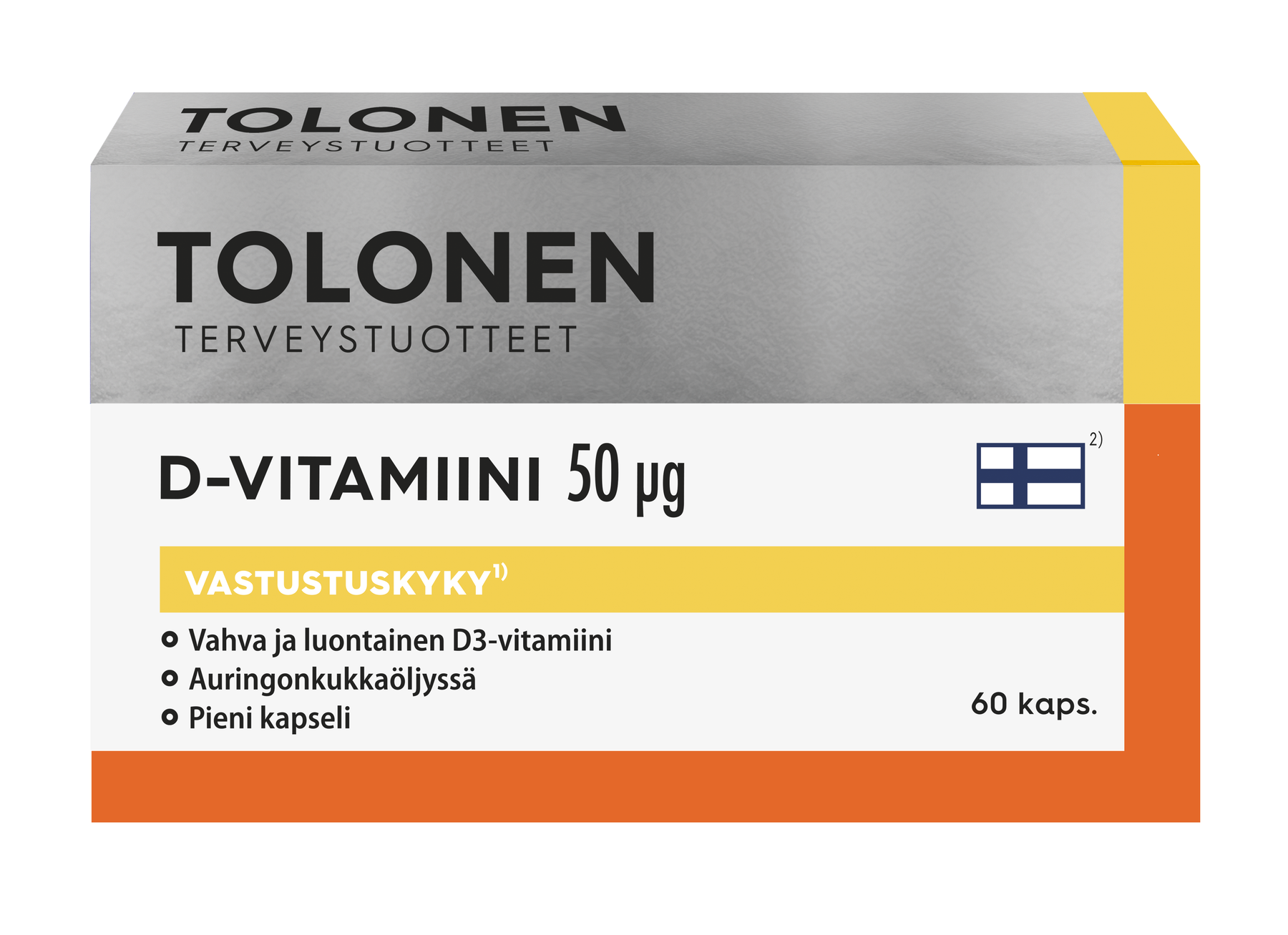 Tolonen D-Vitamiini 50 µg 60 kaps. - integratoridirecthub.com