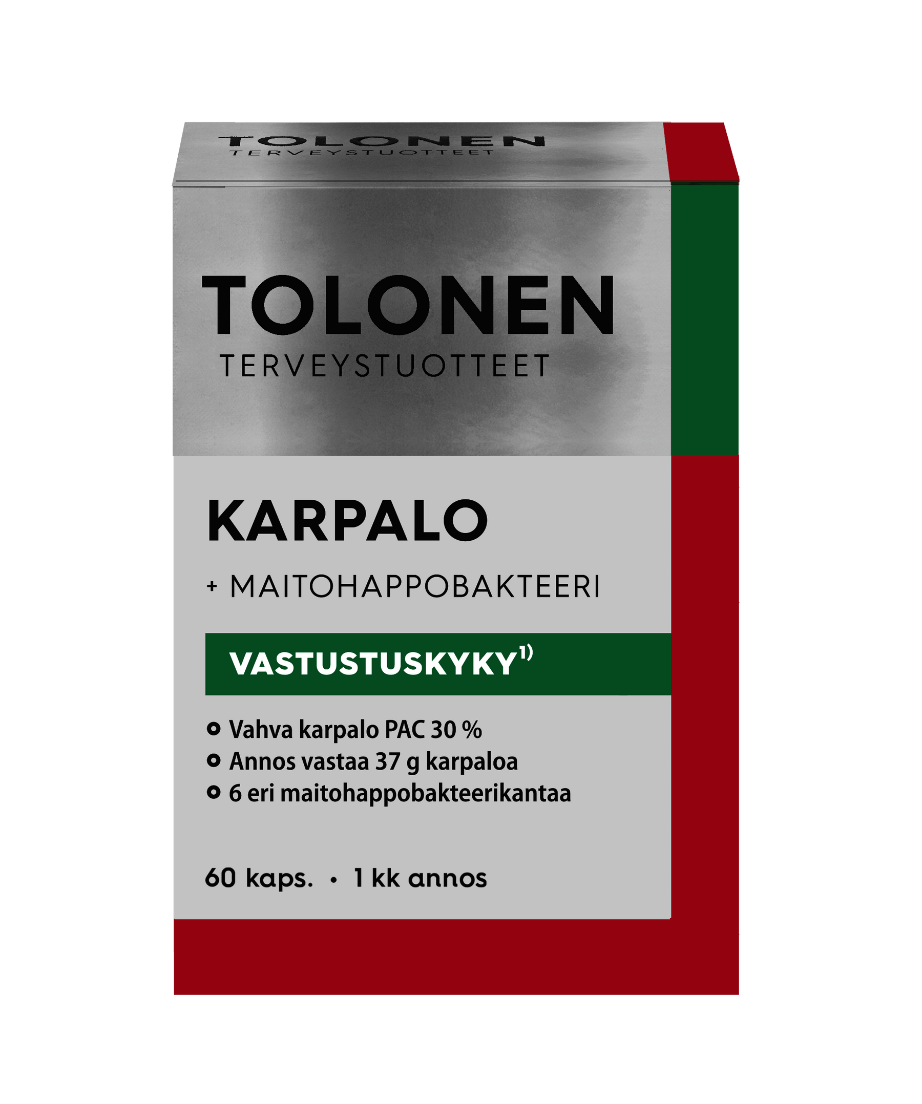 Tolonen Karpalo + Maitohappobakteeri 60 kaps. - integratoridirecthub.com