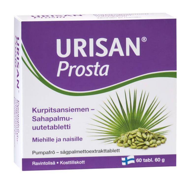 Urisan Prosta - Kurpitsansiemen- sahapalmu- uutetabletti 60 tabl. - integratoridirecthub.com