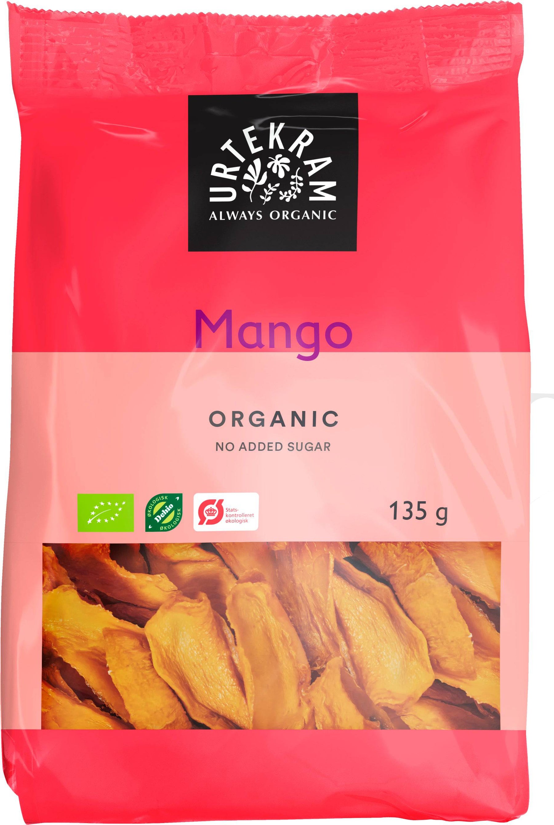 Urtekram Mango 135 g - integratoridirecthub.com
