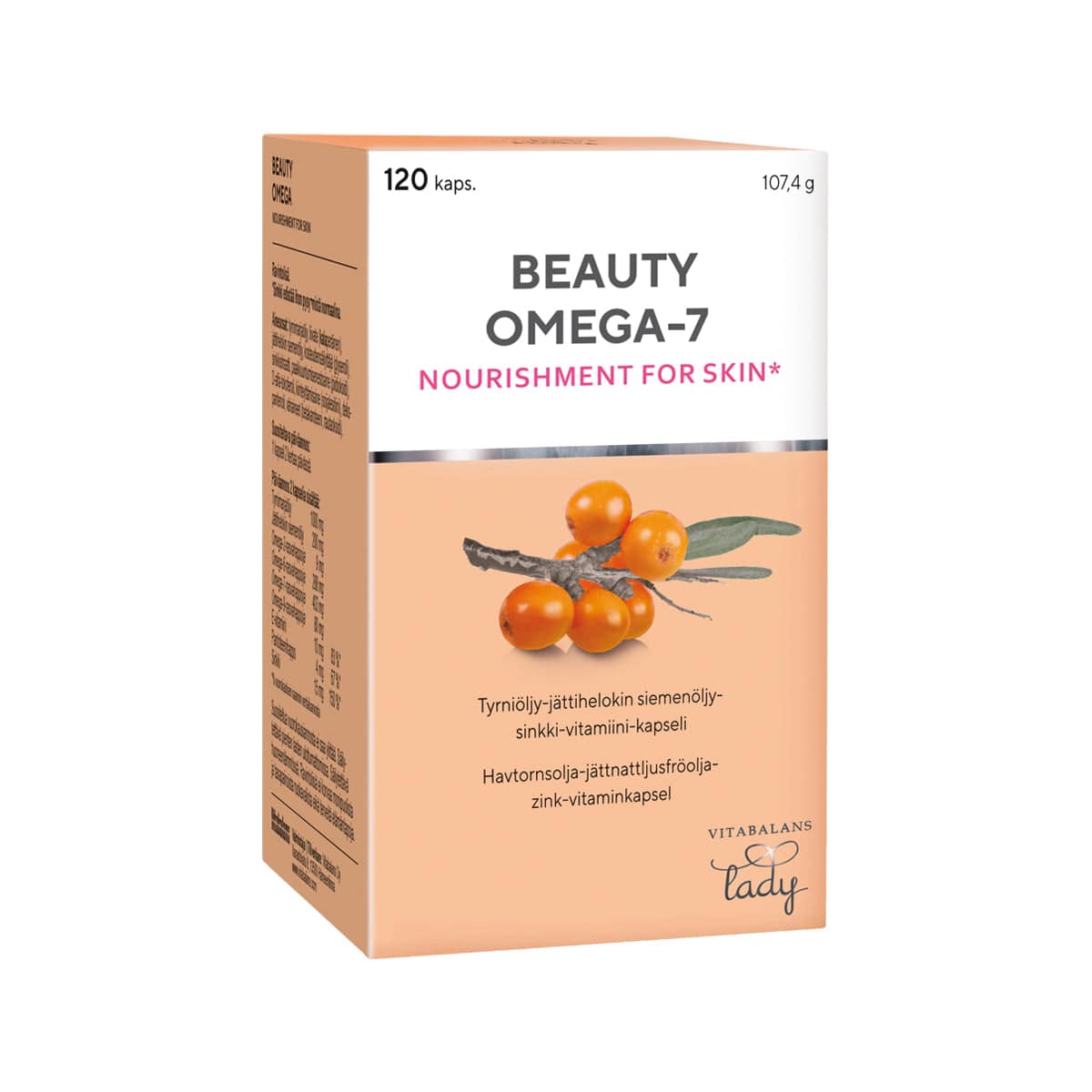 Beauty Omega-7 120 kaps. - integratoridirecthub.com