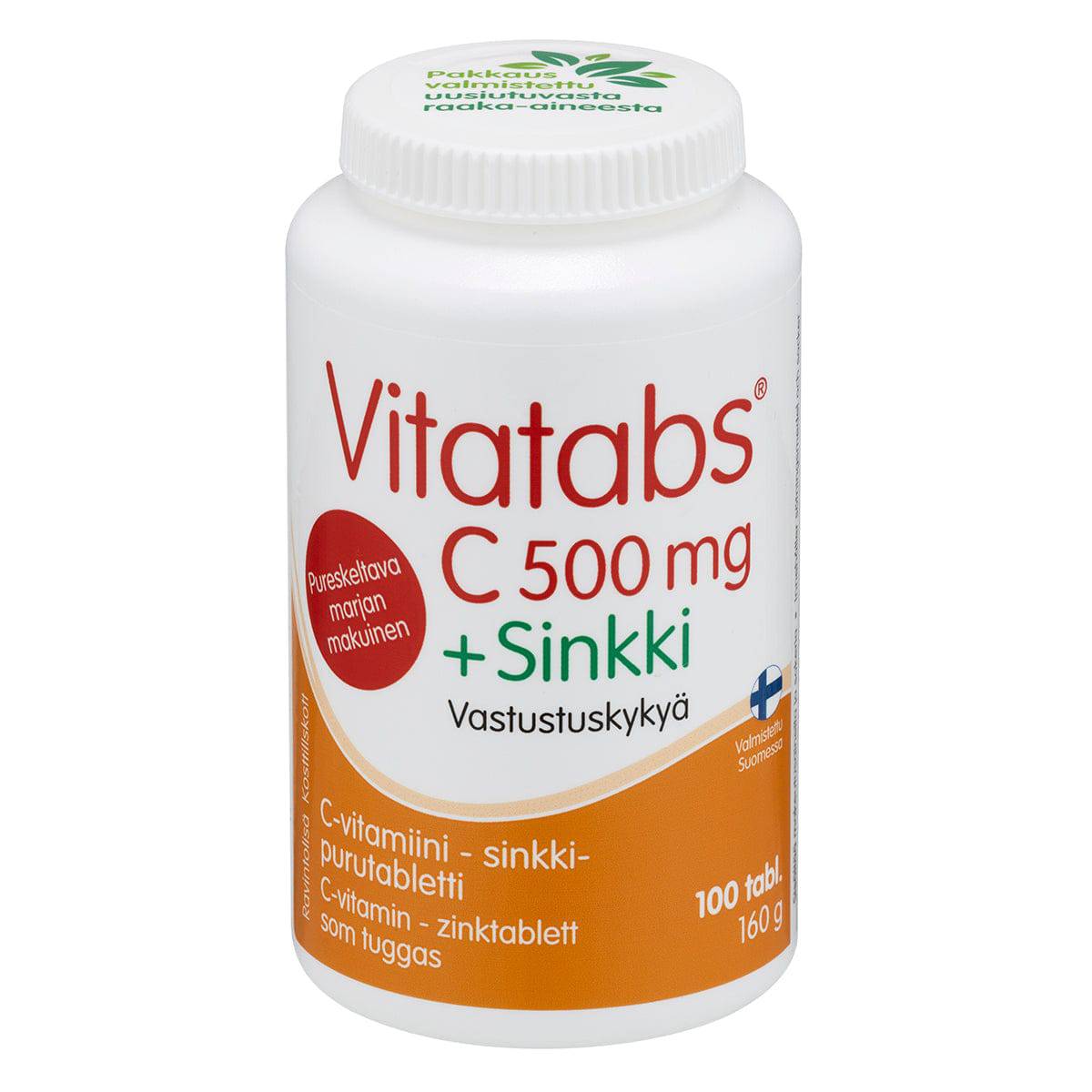 Vitatabs C 500 mg + Sinkki 100 purutabl. - integratoridirecthub.com