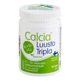 Calcia Luusto Tripla - K2 - D3-vitamiini-Kalsiumtabletti 90 tabl. - integratoridirecthub.com