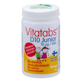 Vitatabs D10 Junior - D3-vitamiini-täysksylitolitabletti 100 tabl. - integratoridirecthub.com