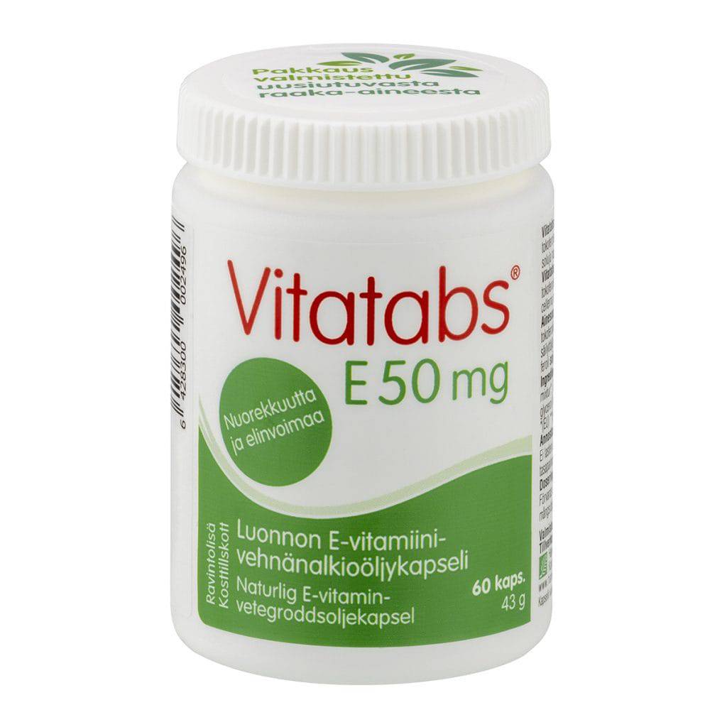 Vitatabs E 50 mg 60 kaps. - integratoridirecthub.com