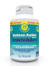 Nokkos-Kalkki-Inkivääri + Vihersimpukka Säästökoko 200 tabl. - integratoridirecthub.com