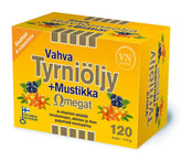 Vahva Tyrniöljy + Mustikka Omegat 120 kaps. - integratoridirecthub.com
