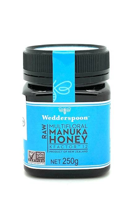 Wedderspoon Manuka Honey KFactor 12 - Manuka Hunaja 250 g - poistuu - integratoridirecthub.com