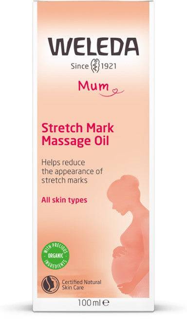 Weleda Mum Stretch Mark Massage Oil - Hierontaöljy raskausarpien ehkäisyyn 100 ml - integratoridirecthub.com