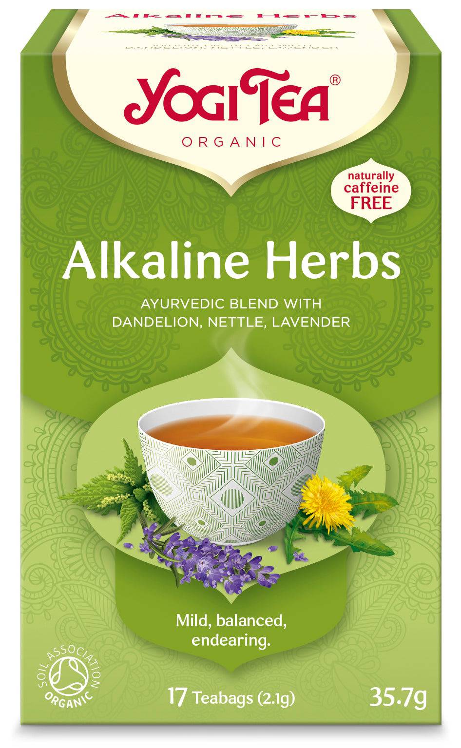 Yogi Tea Alkaline Herbs Yrtti- ja maustetee 17 teepussia - integratoridirecthub.com