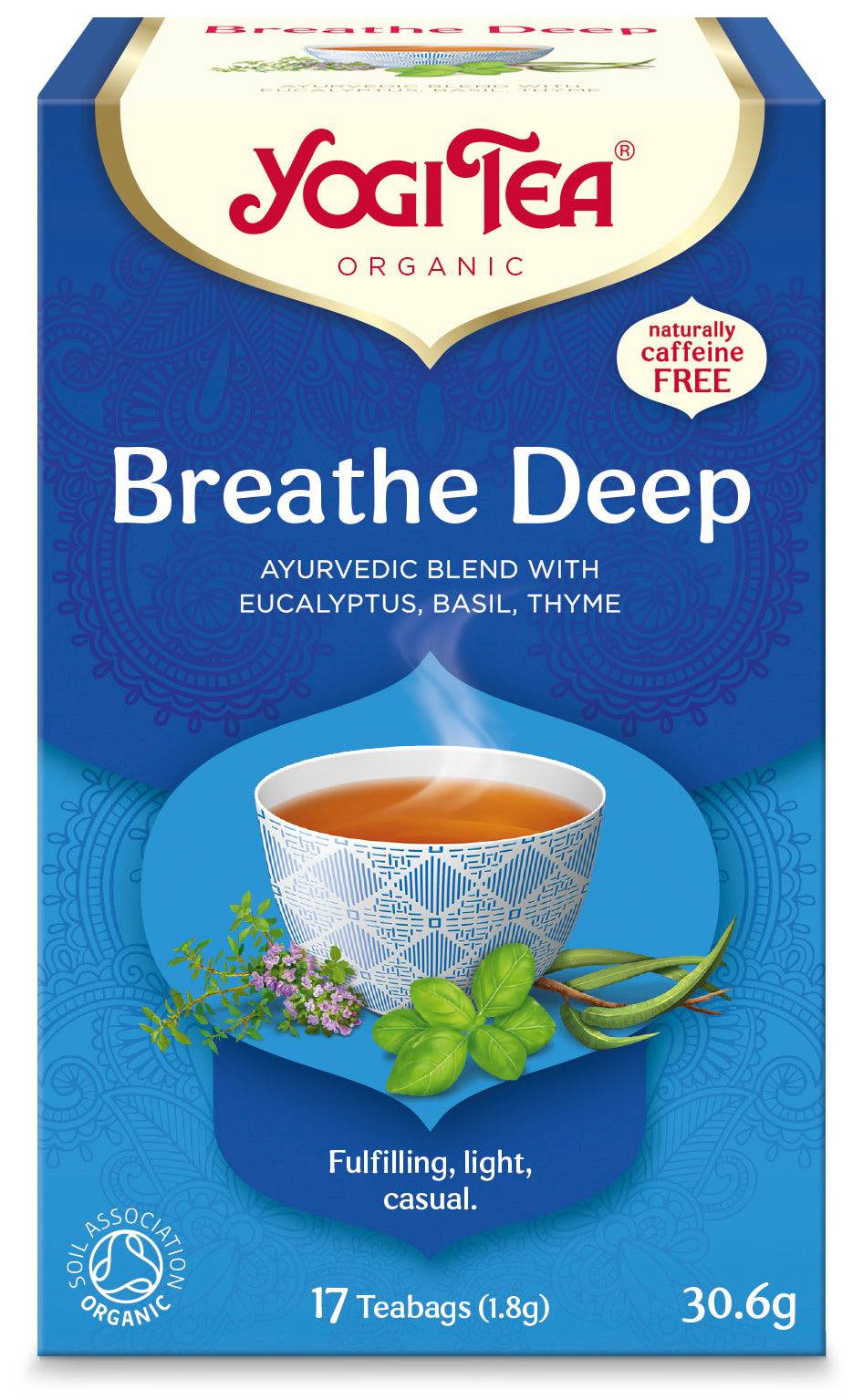 Yogi Tea Breathe Deep Teesekoitus 17 teepussia - integratoridirecthub.com